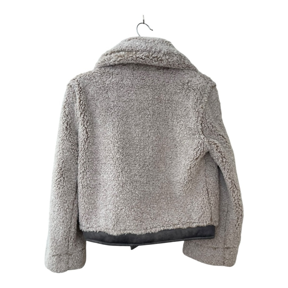 Splendid Women's Oatmeal Sherpa Bomber Jacket RW8J110 Size XS MSRP$238 NWT - Picture 2 of 7